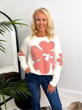 The Luciana - Large Floral Print Knit